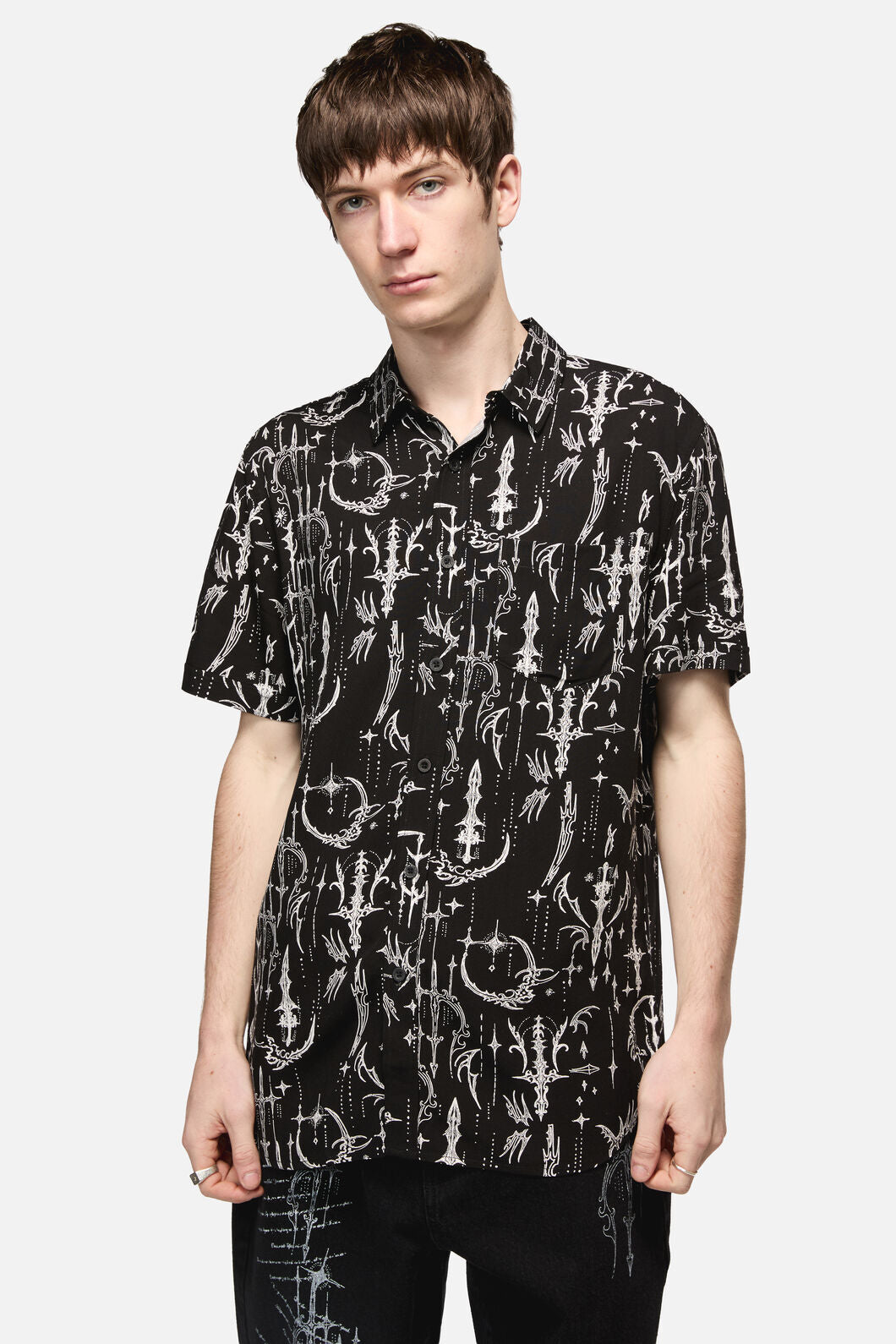 Black Friday - Cyber Print SS Shirt - black