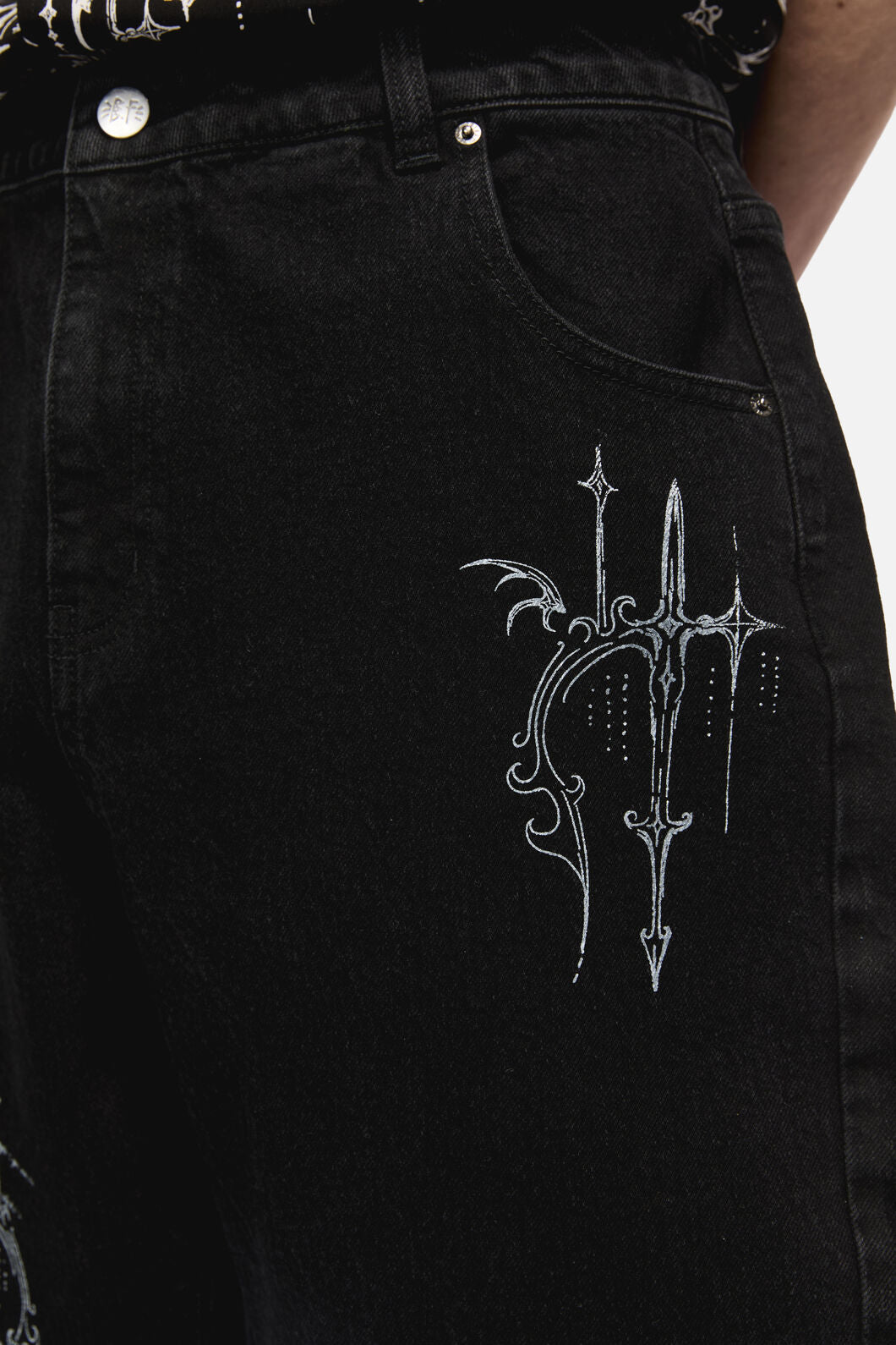 Black Friday - Sigil Straight Leg Jeans - grey
