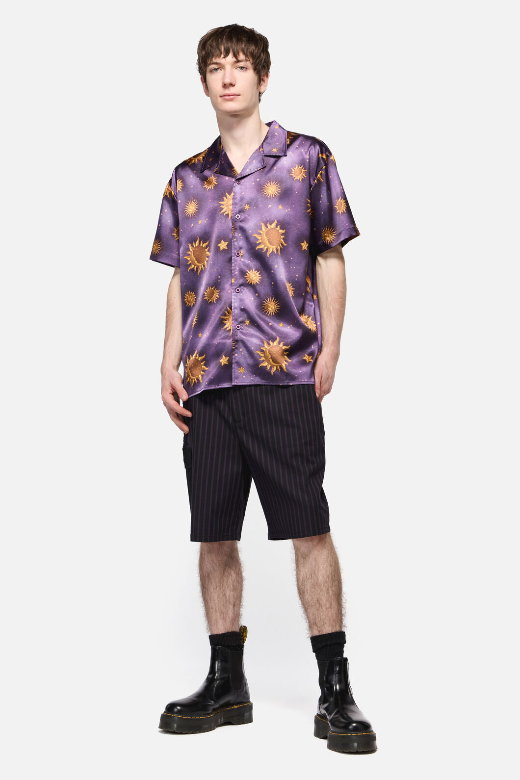 Black Friday - Cosmic Light Whimsy SS Shirt - purple