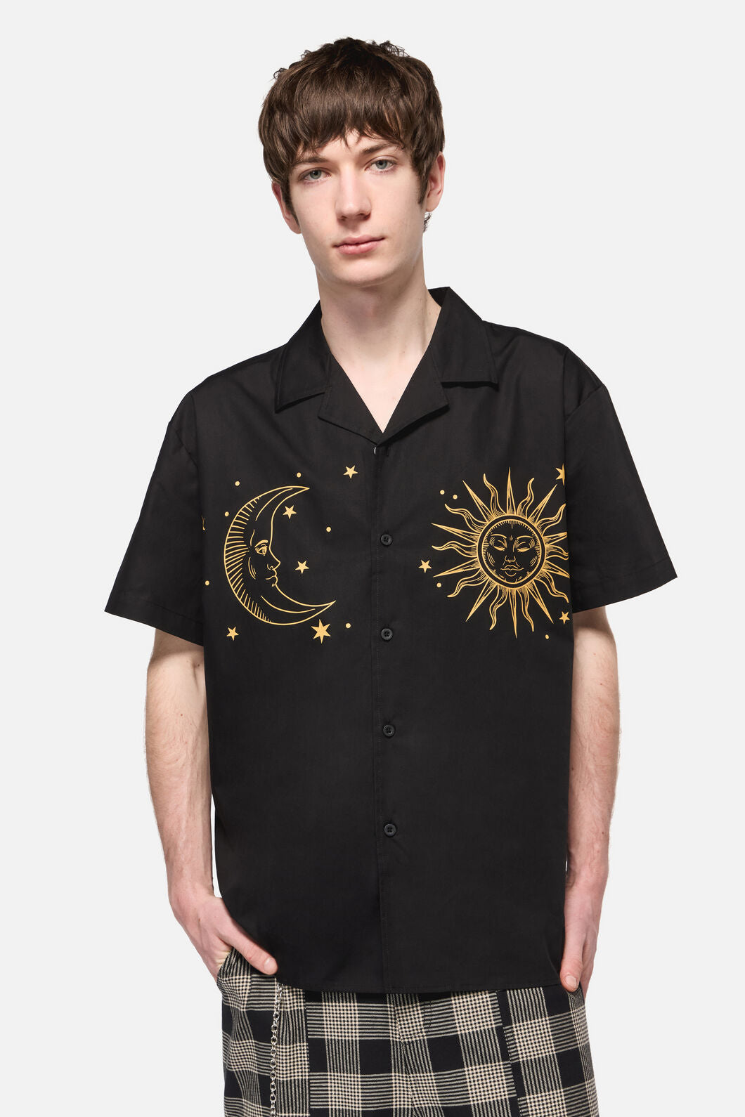 Black Friday - Sun And Moon SS Shirt - black