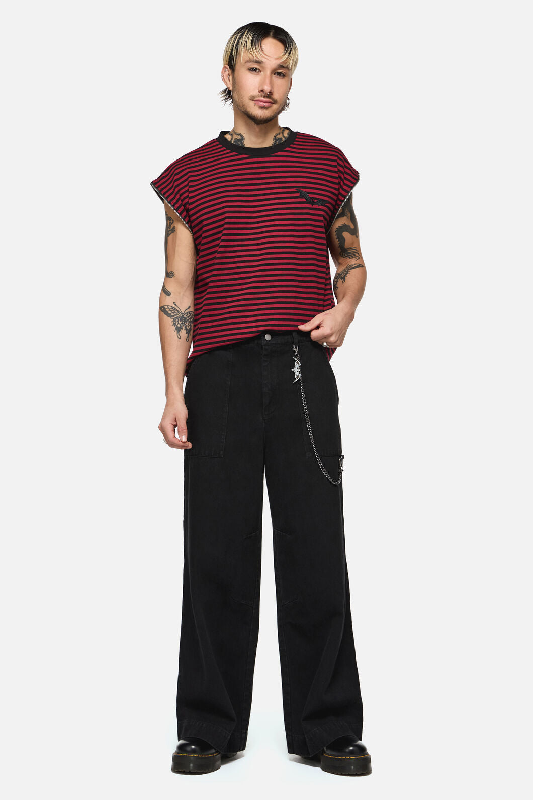 Black Friday - Batz Cargo Relaxed Punk Jean - black