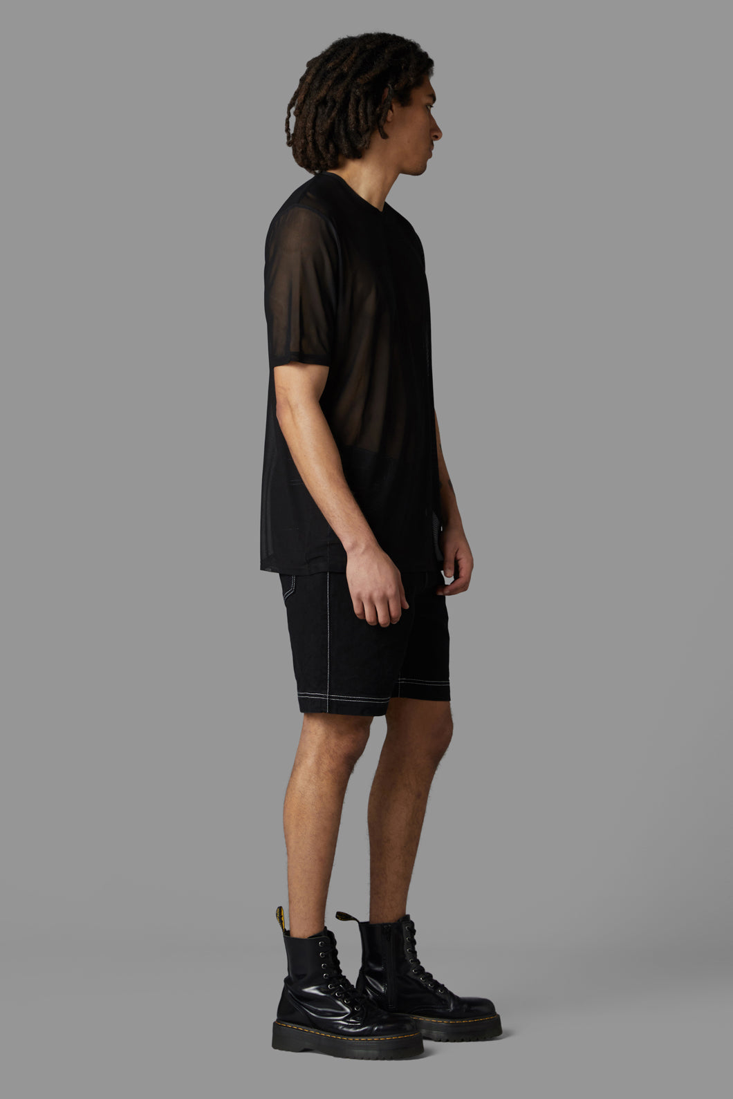 Black Friday - Fishnet Mesh Top - black