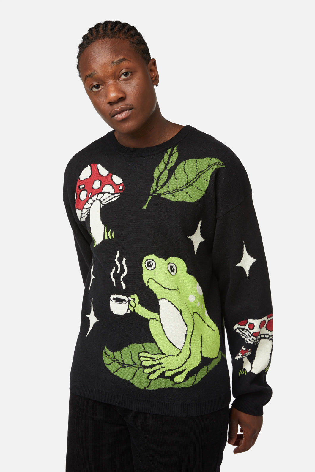 Black Friday - Toadstool Unisex Knit - black