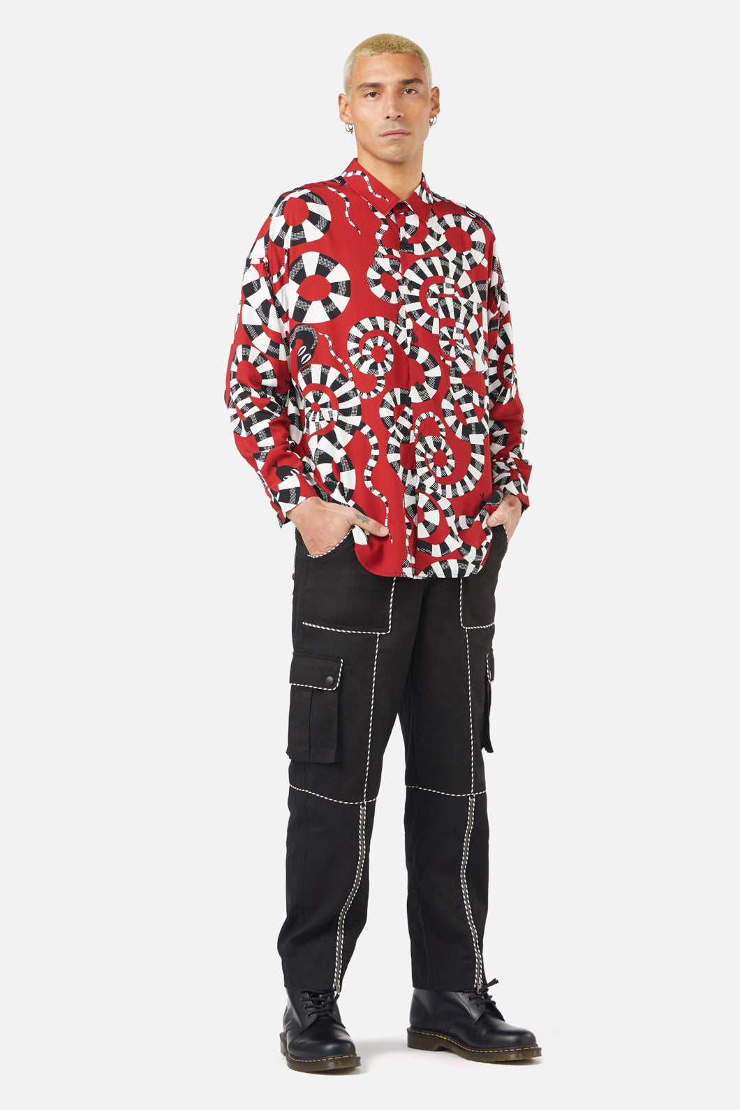 Black Friday - Poisonous LS Shirt - red