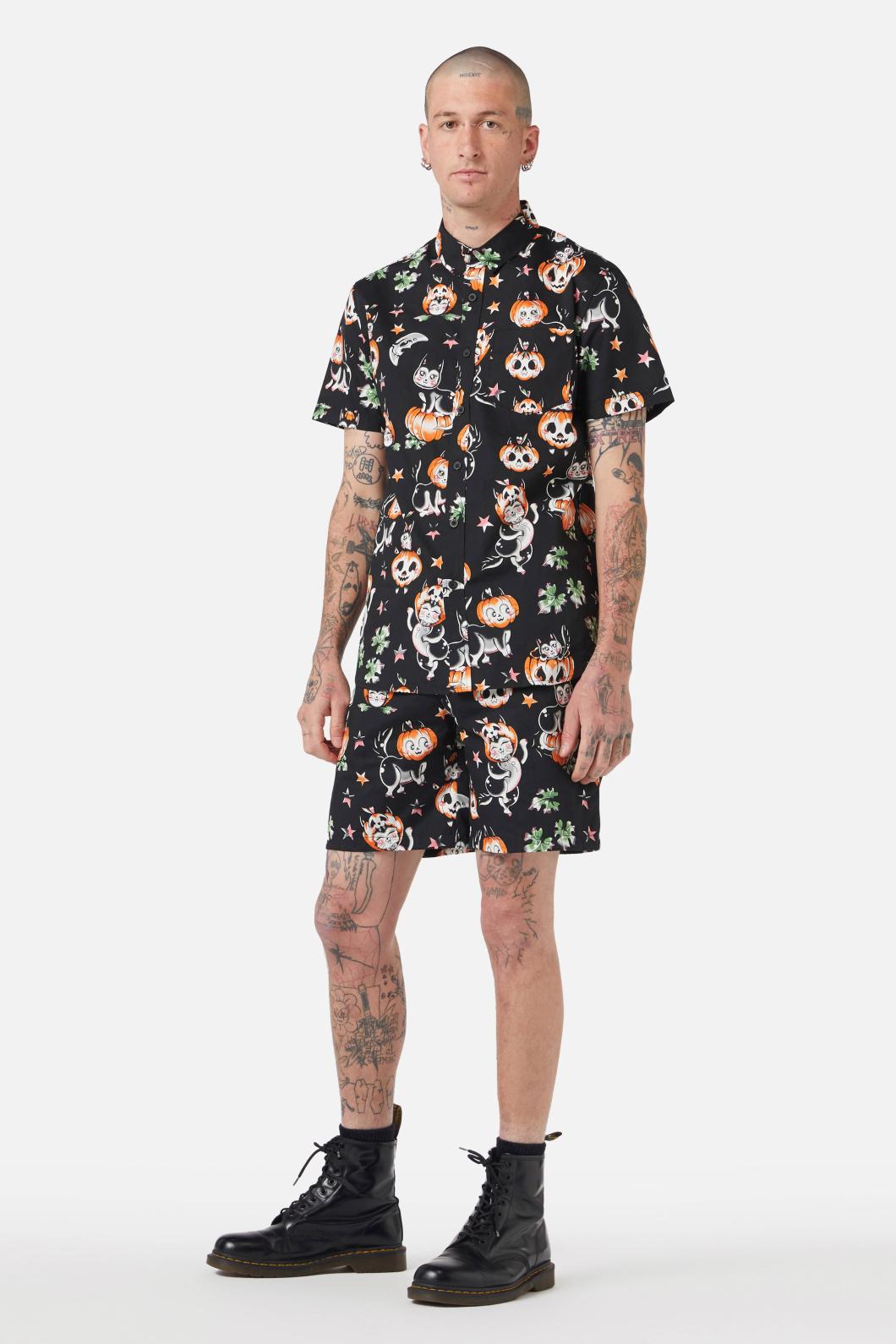 Black Friday - Pumpkin Patch SS Shirt - black