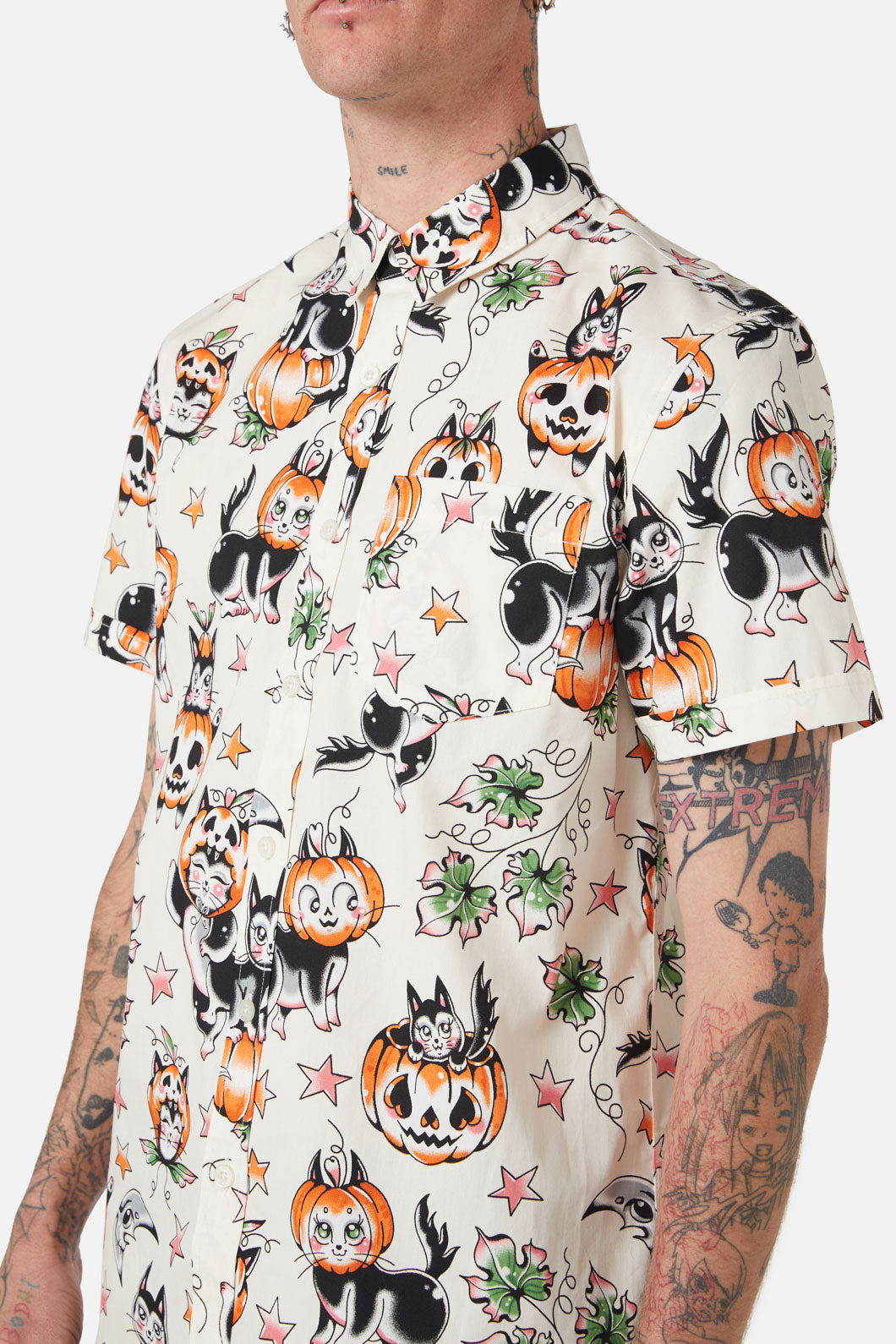 Black Friday - Pumpkin Patch SS Shirt - white