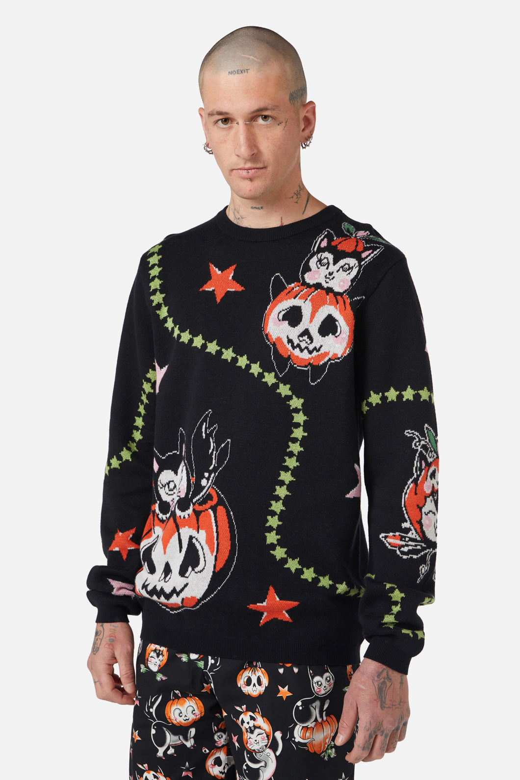 Black Friday - Pumpkin Party Knit - multi