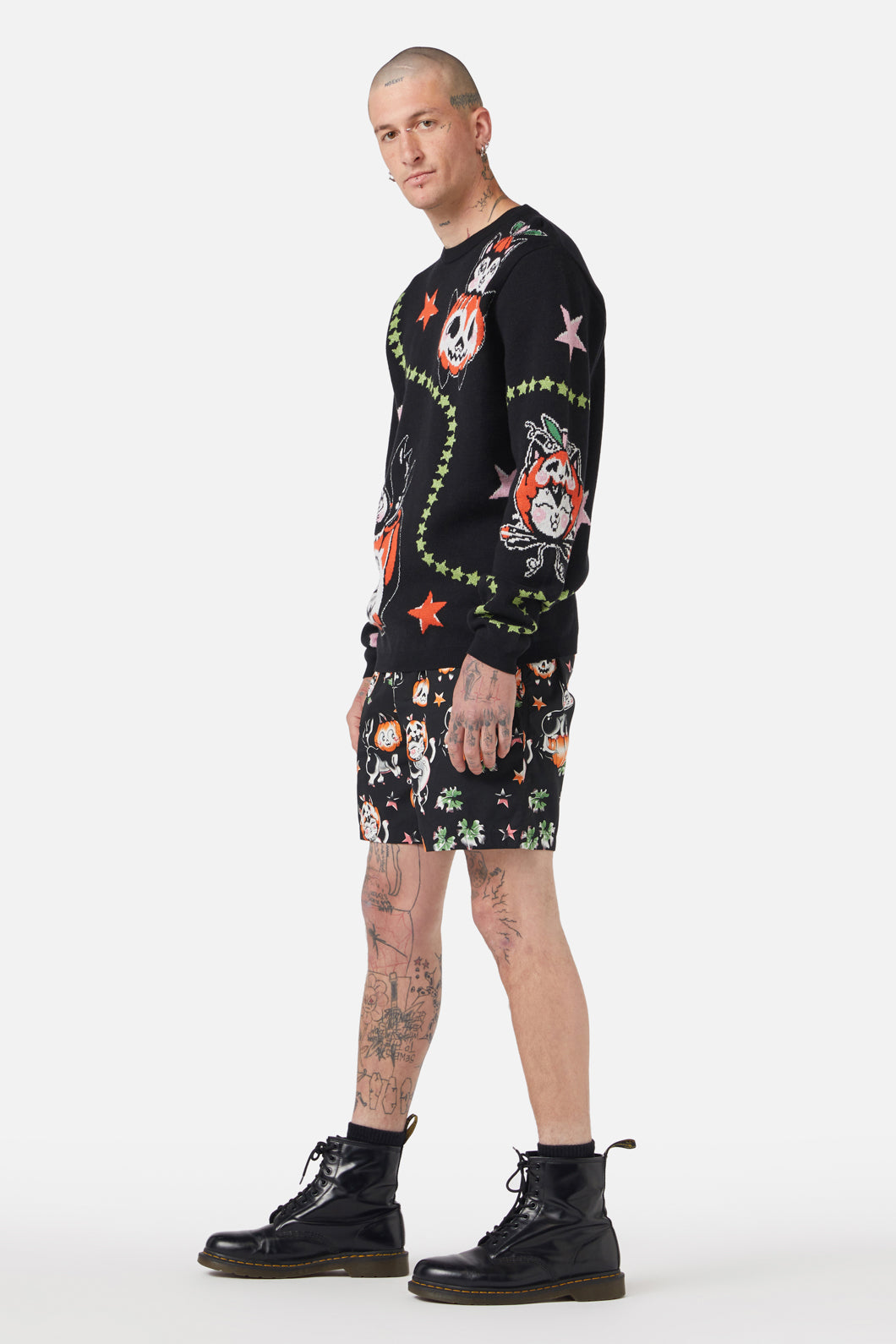 Black Friday - Pumpkin Party Knit - multi