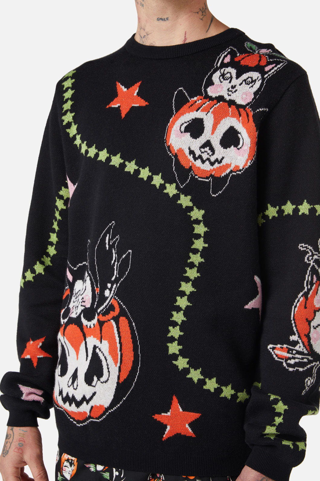 Black Friday - Pumpkin Party Knit - multi