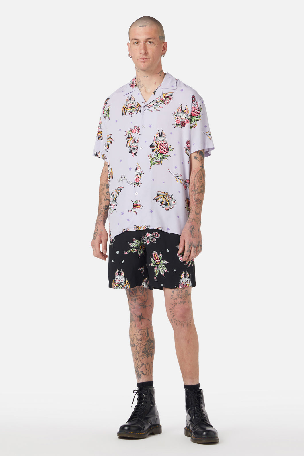 Black Friday - Fruity Bats SS Shirt - lilac