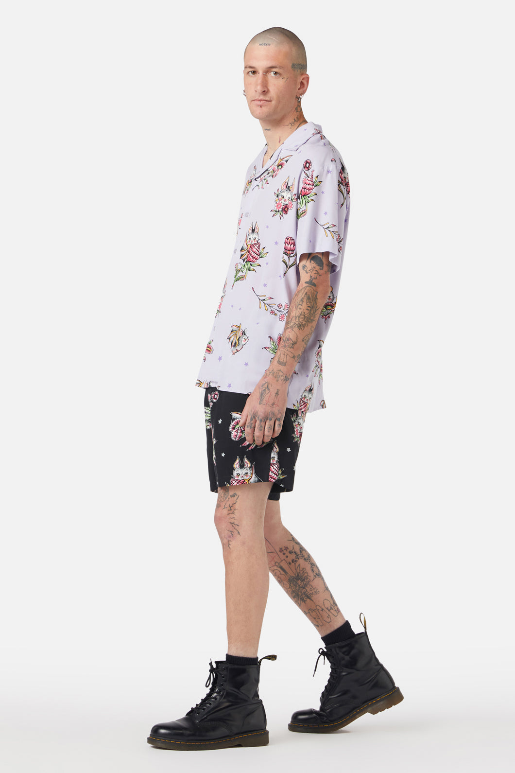 Black Friday - Fruity Bats SS Shirt - lilac