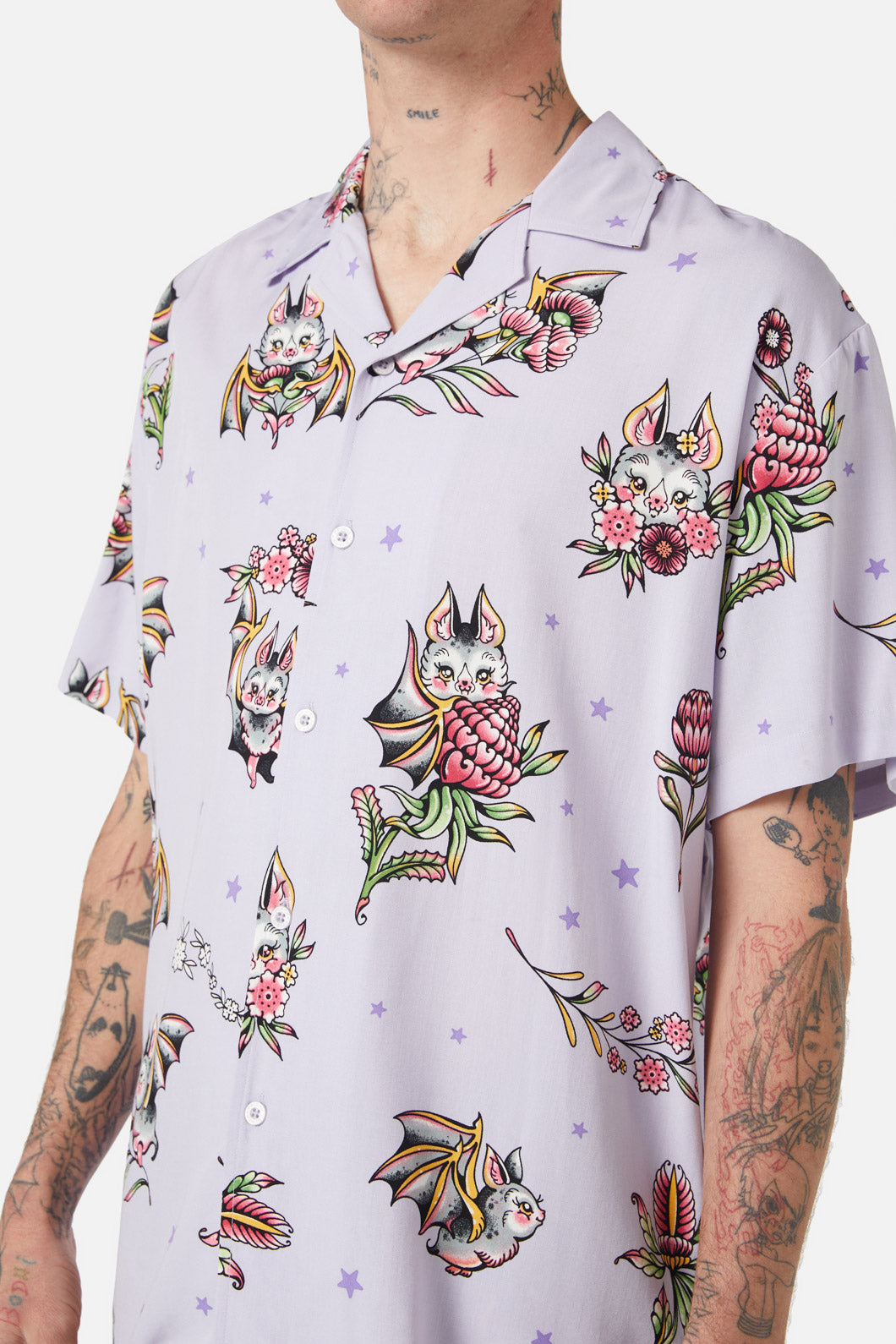 Black Friday - Fruity Bats SS Shirt - lilac
