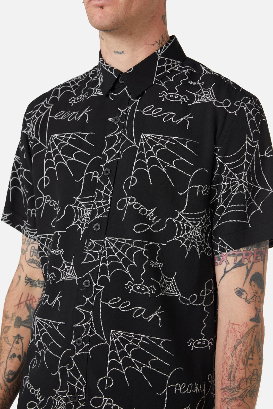 Black Friday - Entangled Printed SS Shirt - black