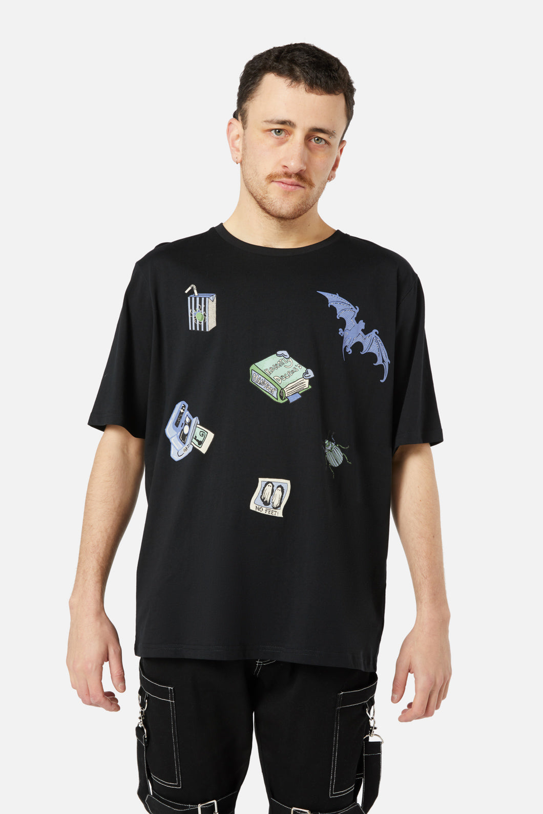 Black Friday - Goth Motif Tee - black