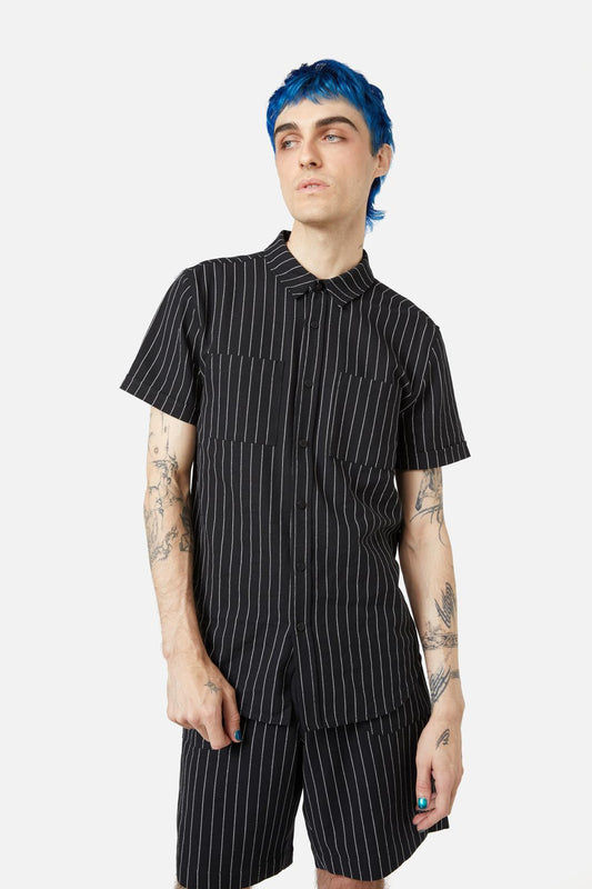 Black Friday - Sew Much Fun Stripe SS Shirt - black