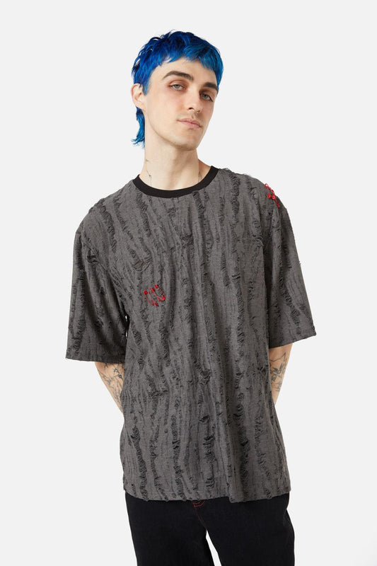 Black Friday - Lock Picker SS Distressed Tee - grey