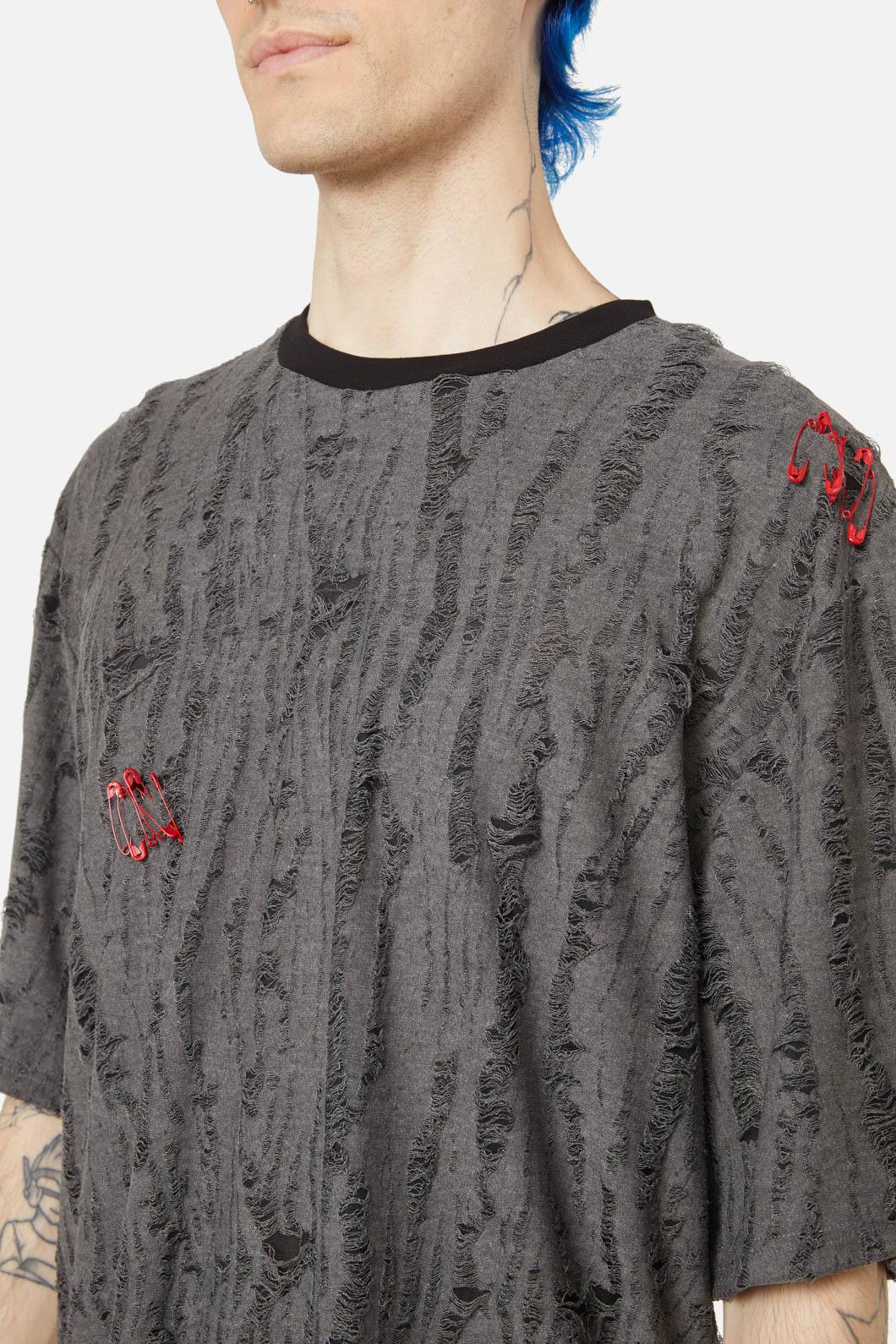 Black Friday - Lock Picker SS Distressed Tee - grey