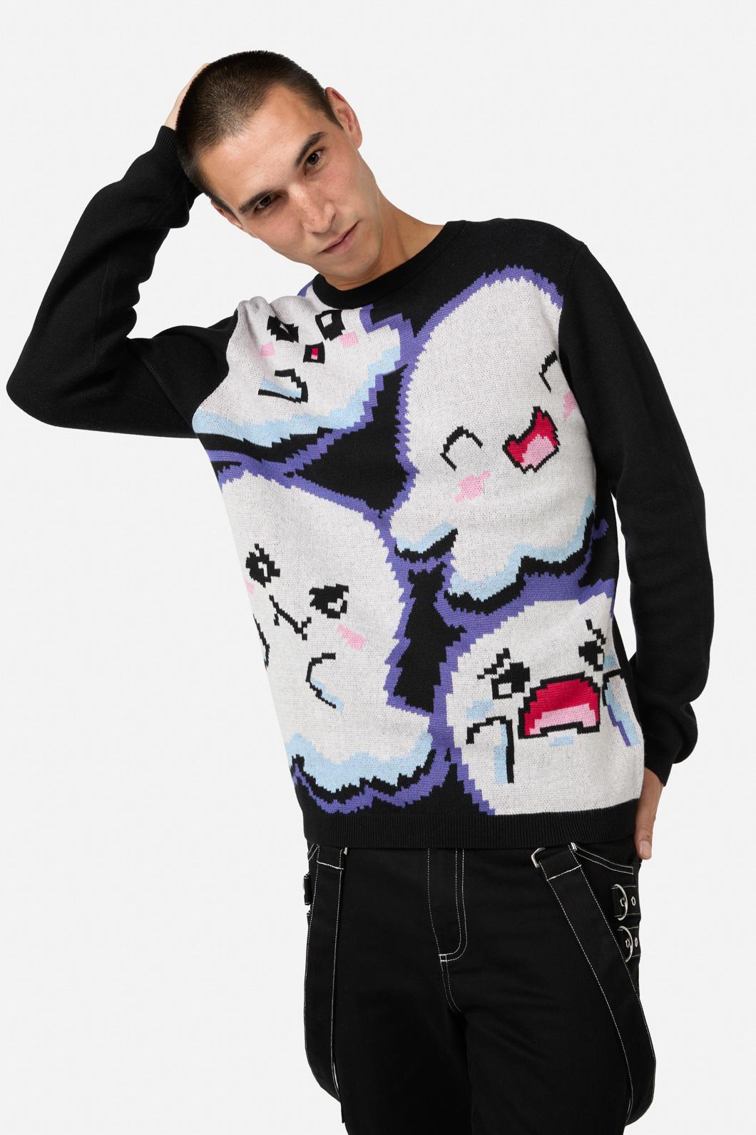 Black Friday - Ghost Emoji Knit - black