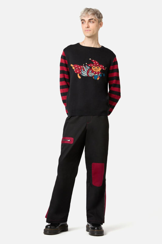 Black Friday - Jest Cat Knit Jumper - black