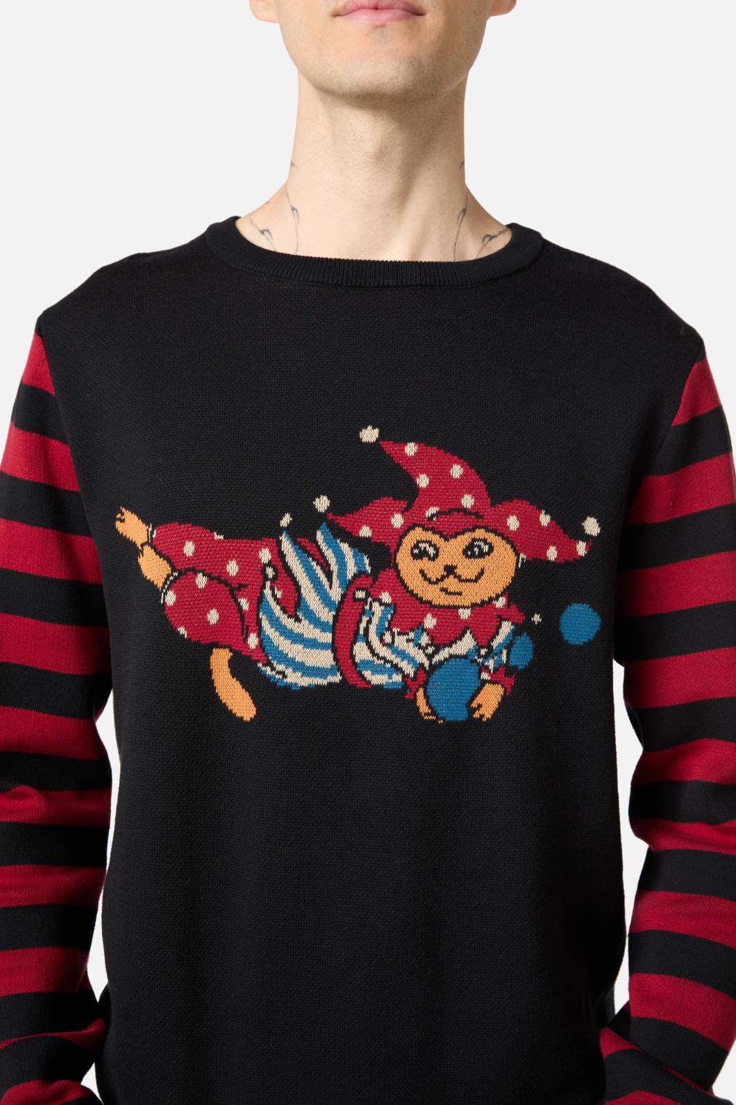 Black Friday - Jest Cat Knit Jumper - black