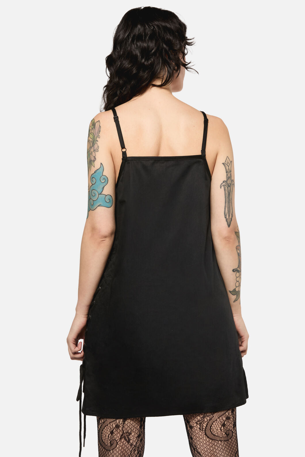 Black Friday - Ritual Lace Up Mini Dress - black