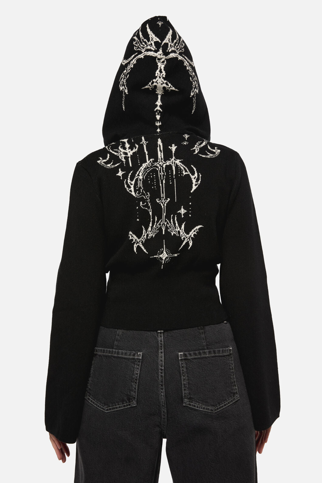 Black Friday - Tech Zipper Hooded Cardi - black