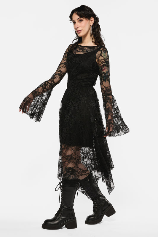Black Friday - Keeper Of The Woods Lace Dress - black