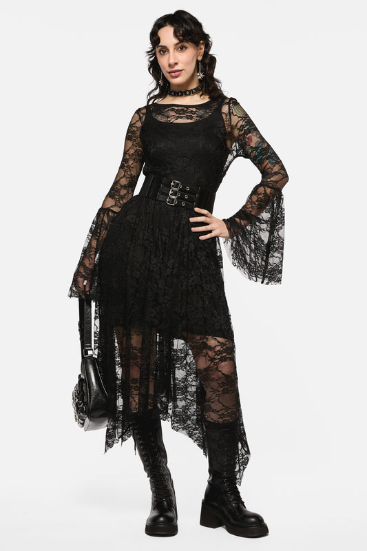 Black Friday - Keeper Of The Woods Lace Dress - black