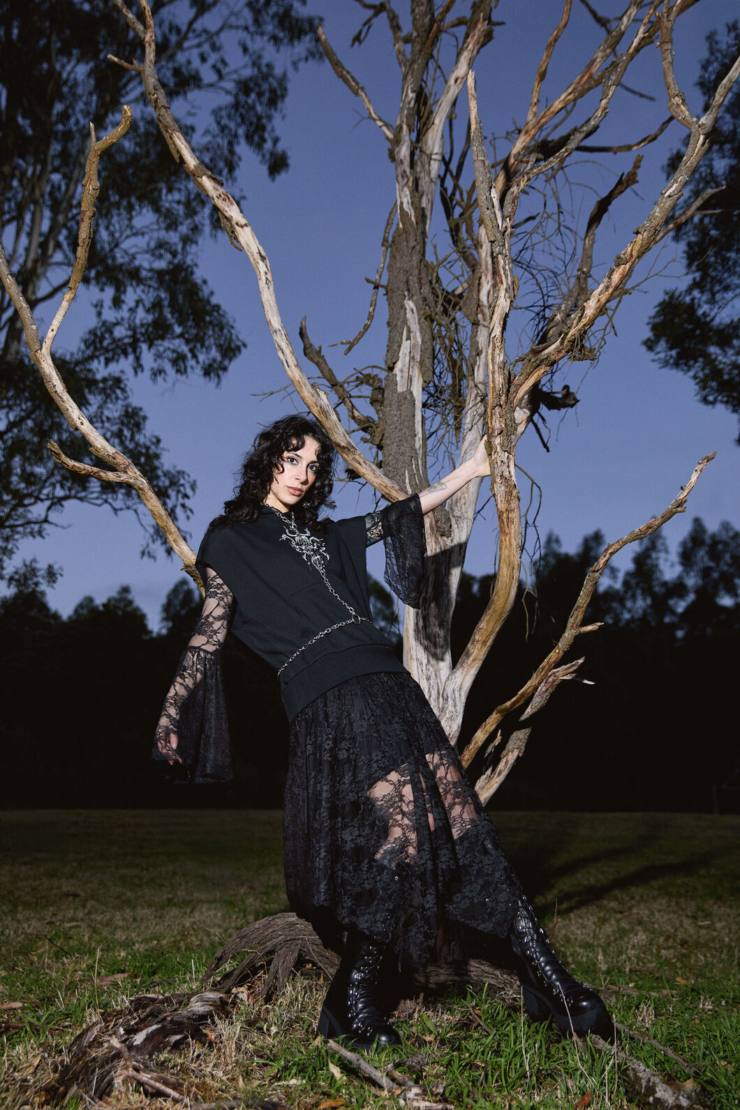 Black Friday - Keeper Of The Woods Lace Dress - black