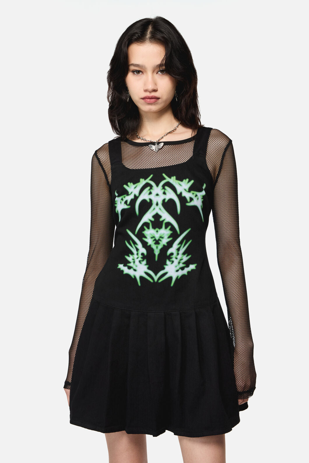 Black Friday - Hazardous Print Dress - black