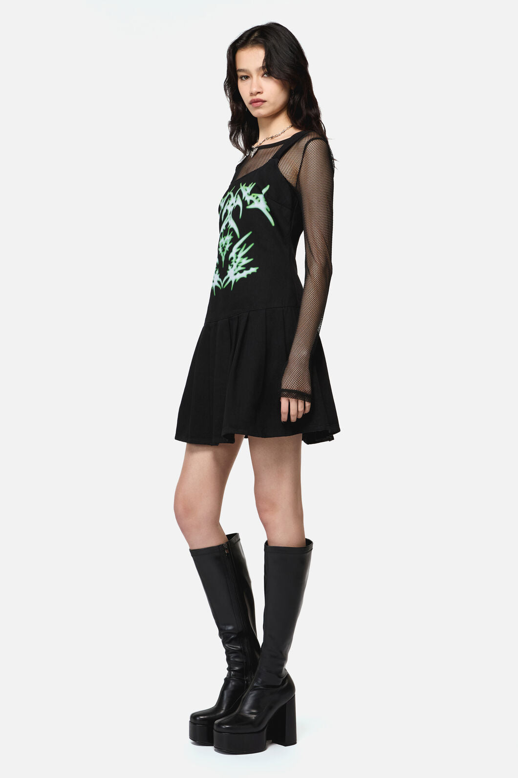 Black Friday - Hazardous Print Dress - black