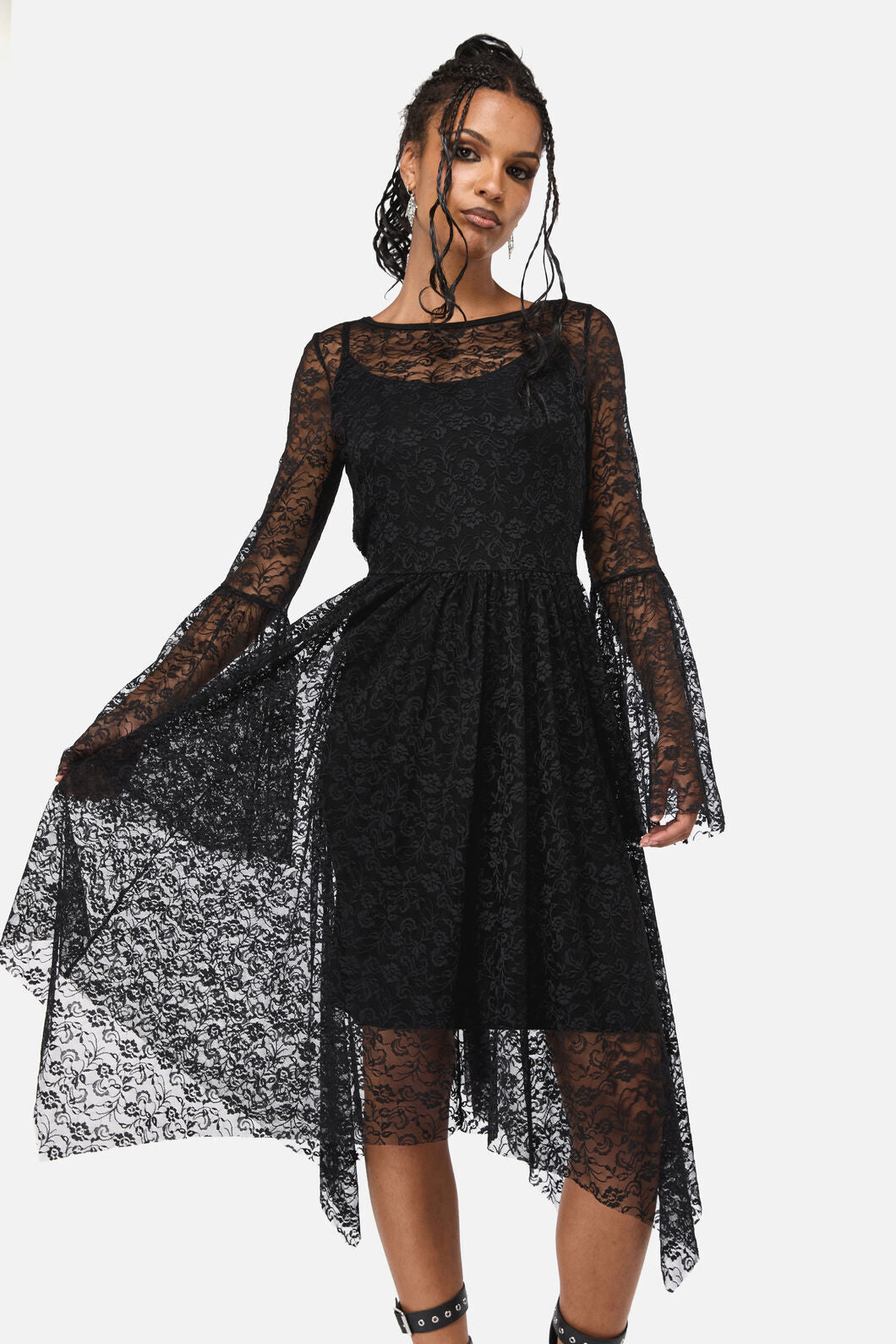 Phantom Goth Lace Dress – Dangerfield