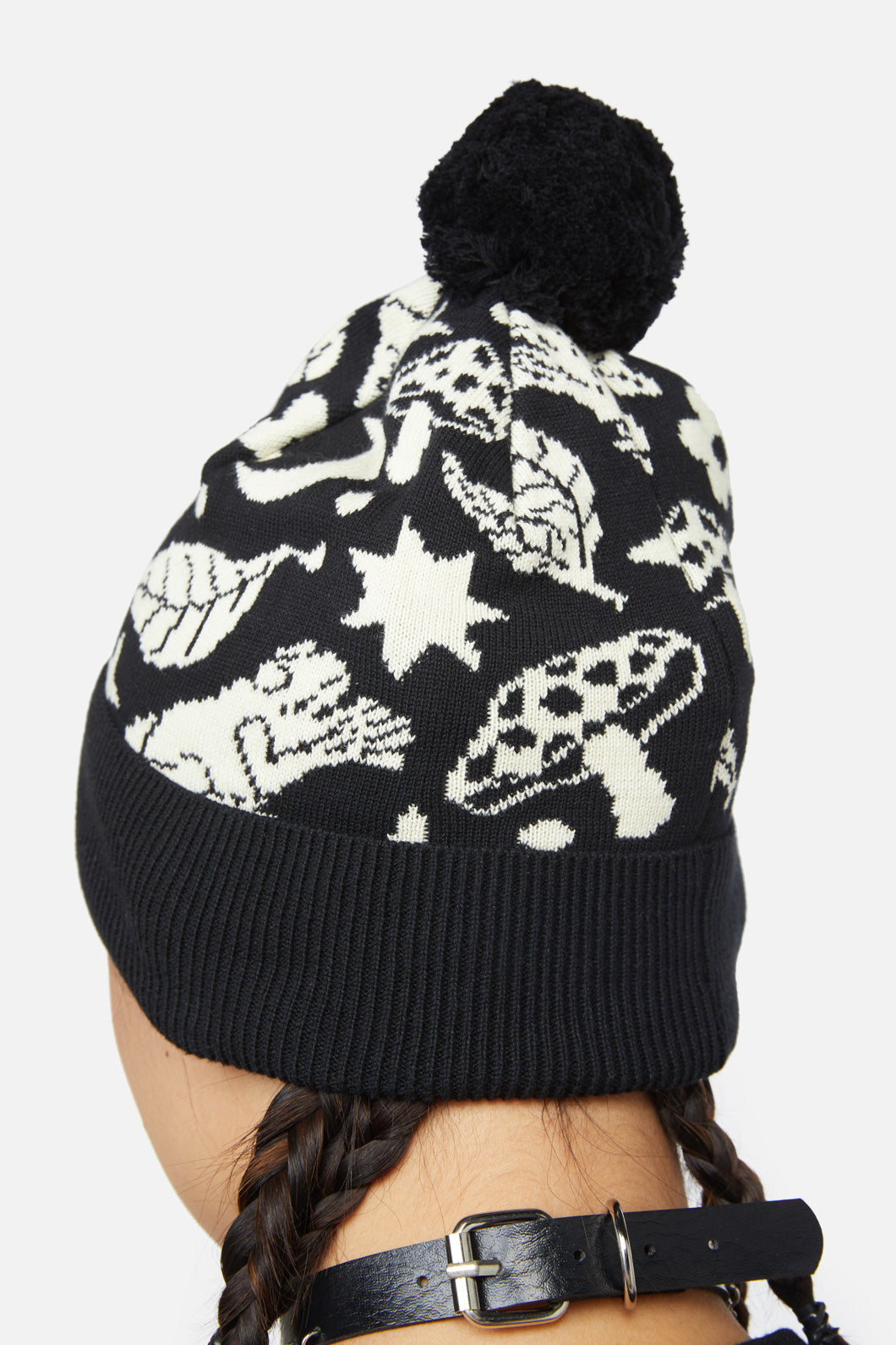 Black Friday - Woodland Frog Beanie - black