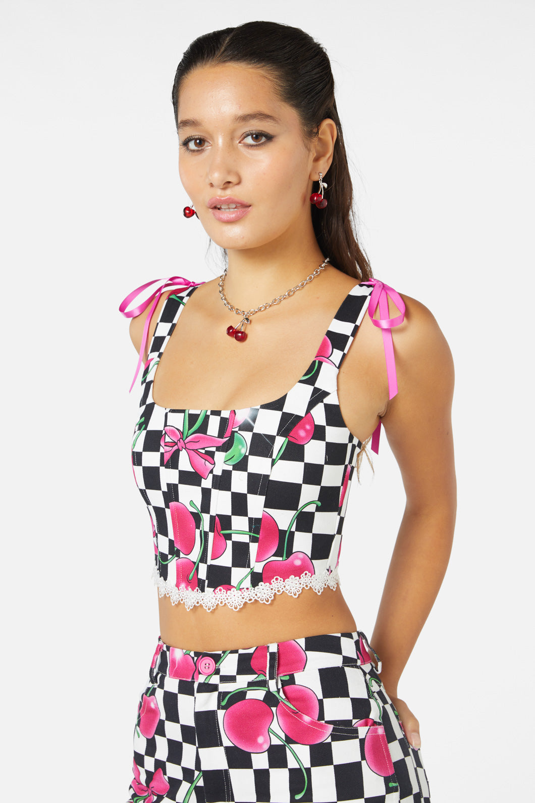 Black Friday - Super Psycho Corset - black-white