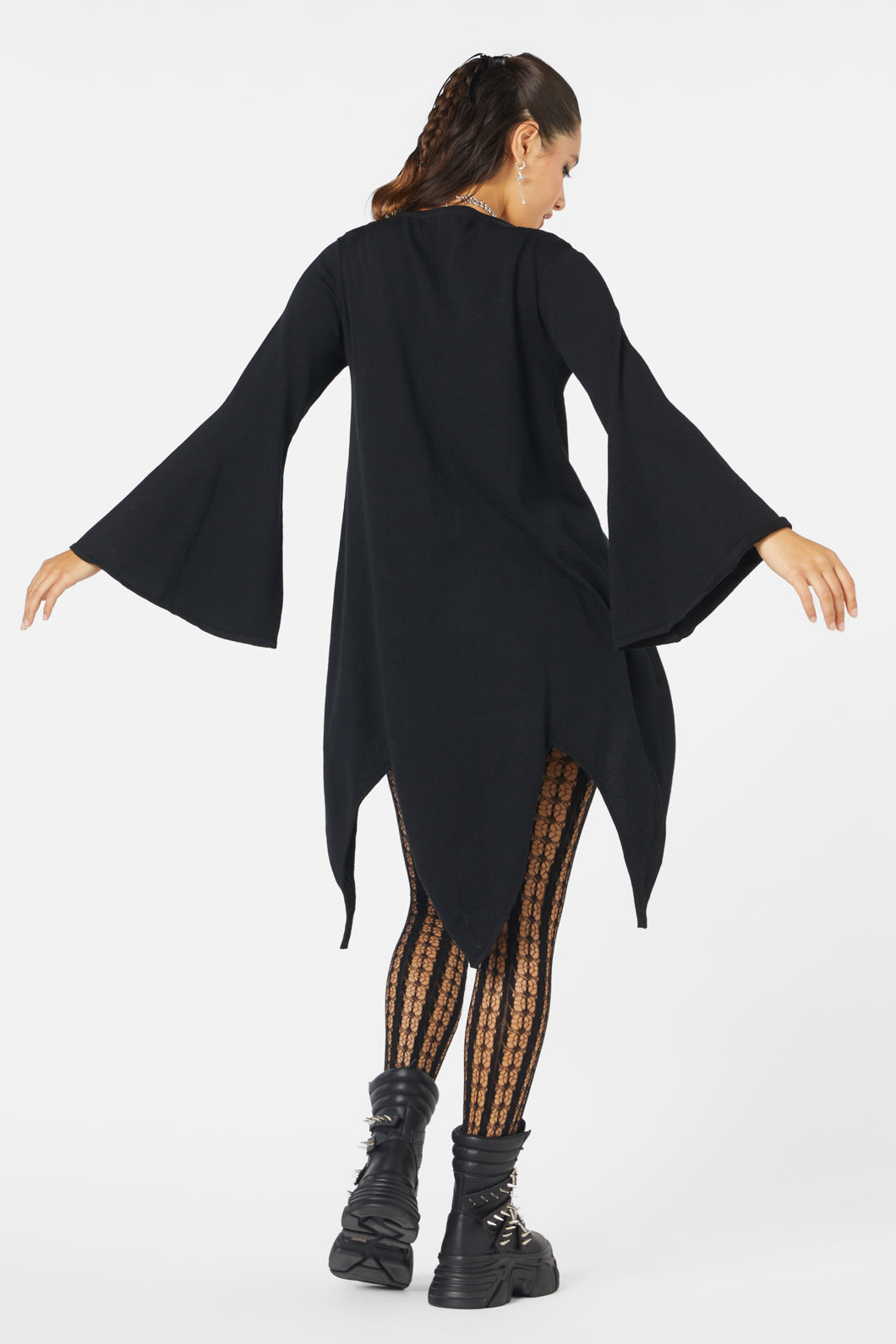 Black Friday - Fern Tie Cardi - black
