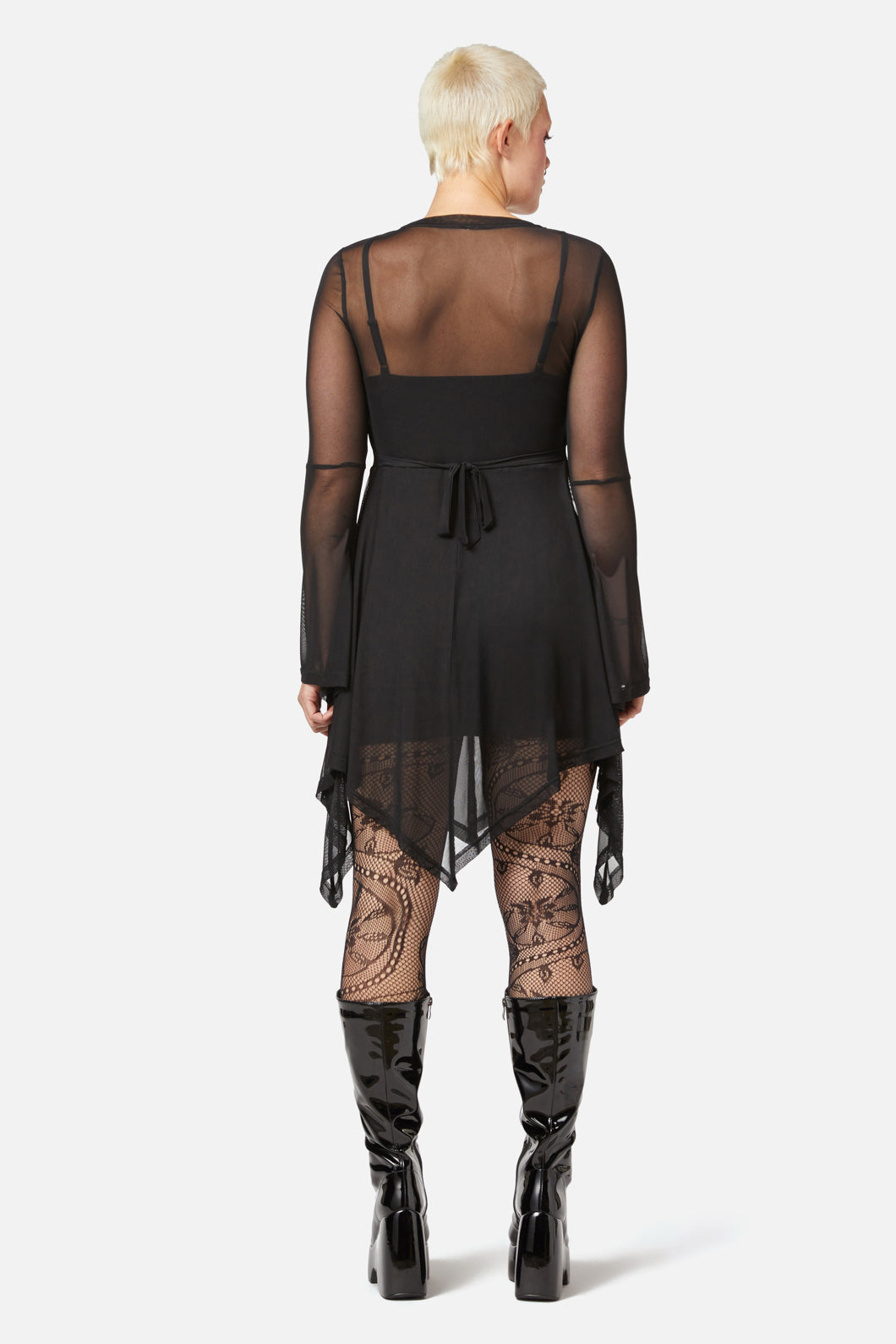 Black Friday - Fern Mesh Dress - black
