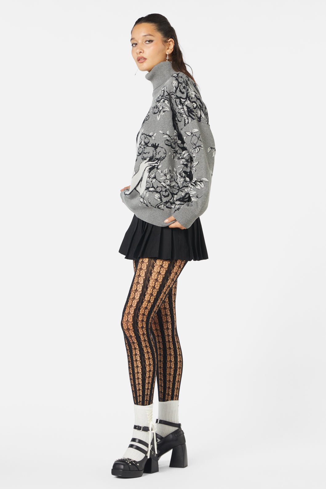 Black Friday - Forest Fae Knit - grey