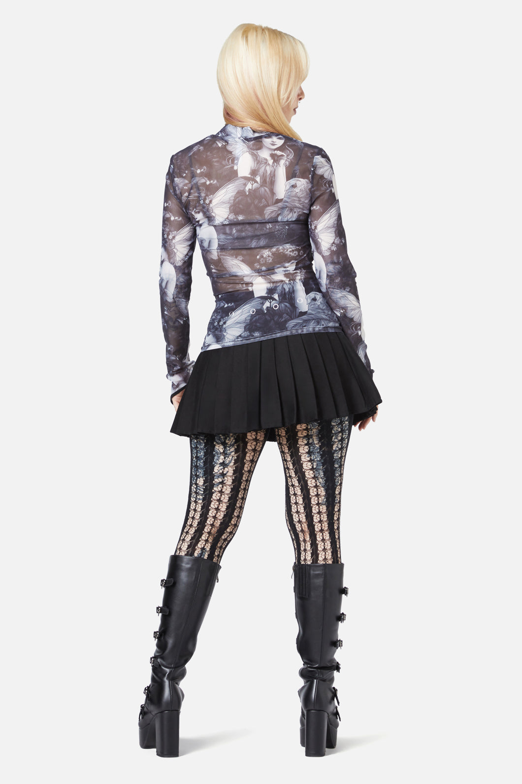 Black Friday - Nymph Mesh Top - black