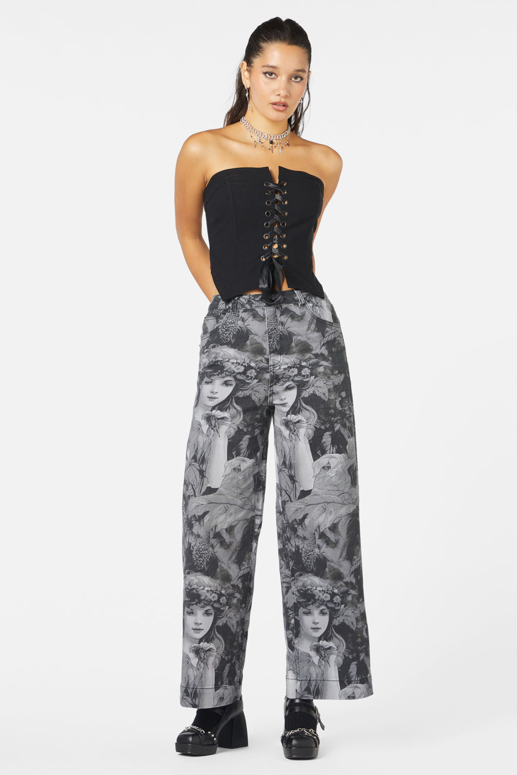 Black Friday - Petal Corset - black