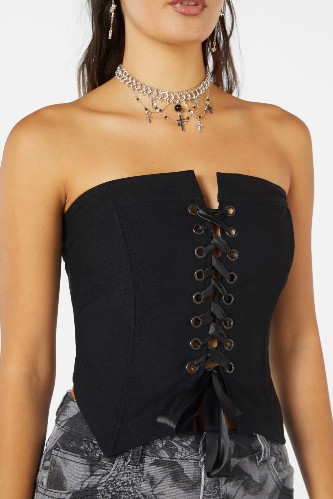 Black Friday - Petal Corset - black
