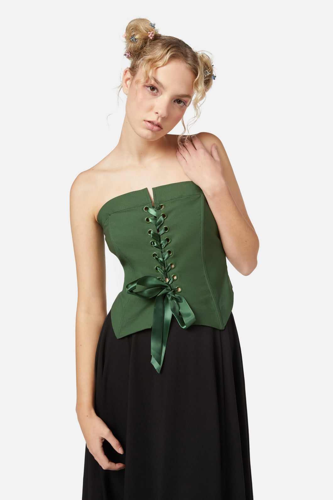 Black Friday - Petal Corset - green