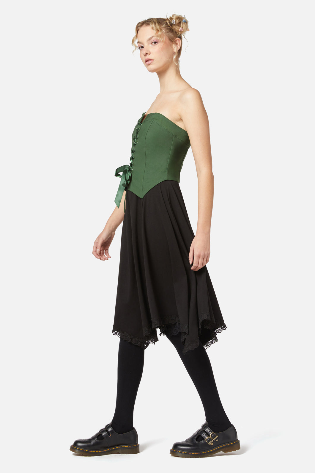 Black Friday - Petal Corset - green