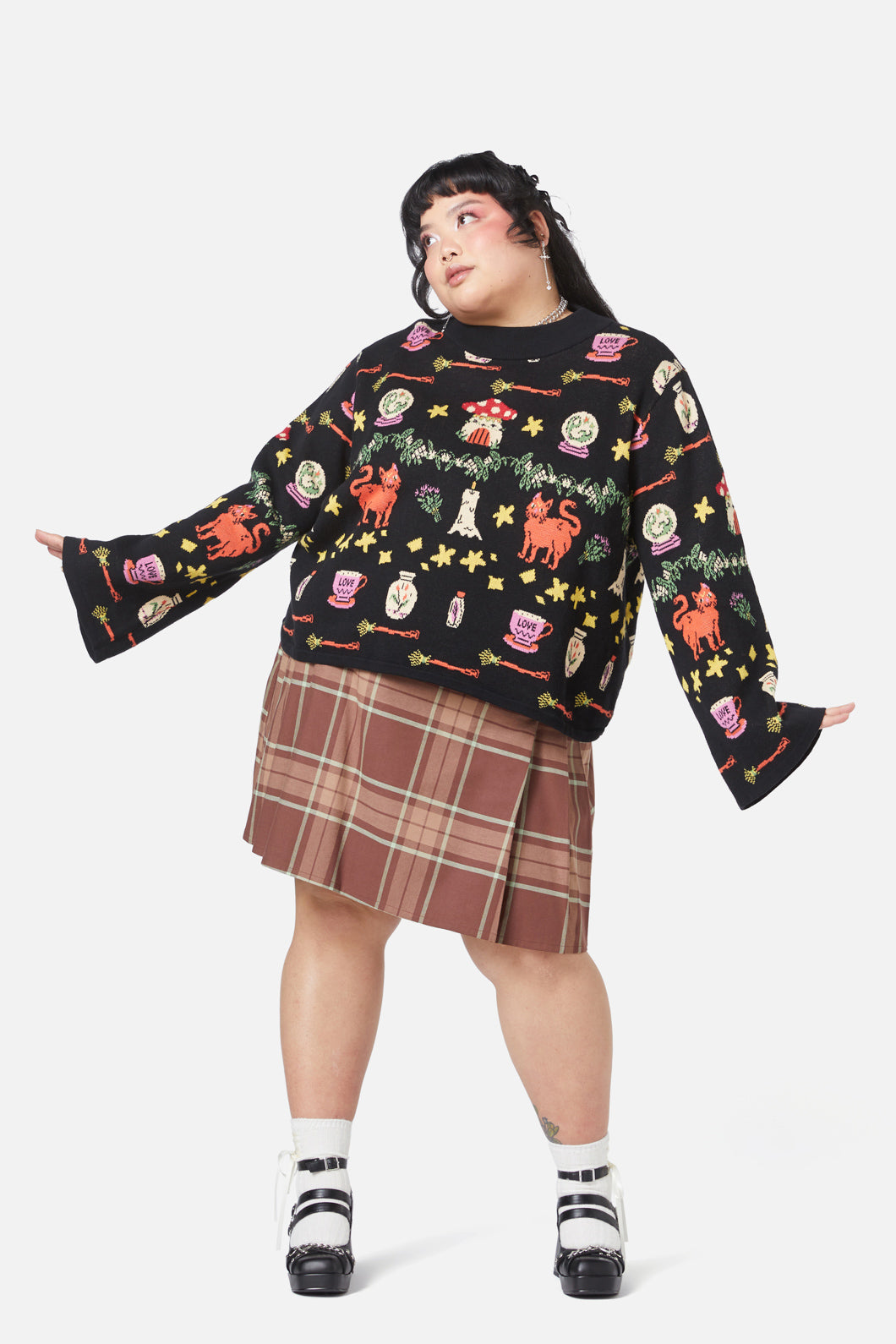 Black Friday - Curve Trinkets Knit - black