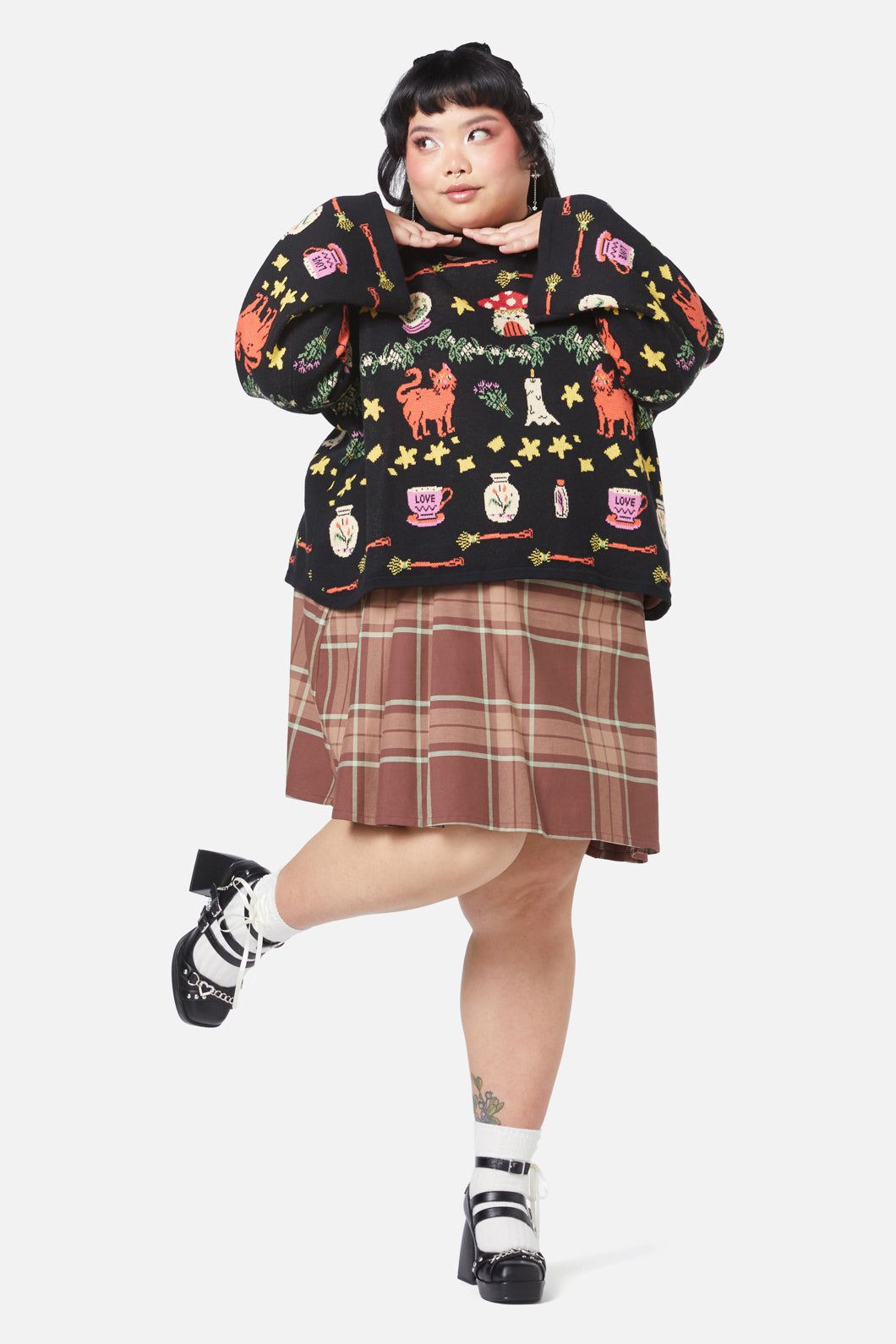 Black Friday - Curve Trinkets Knit - black