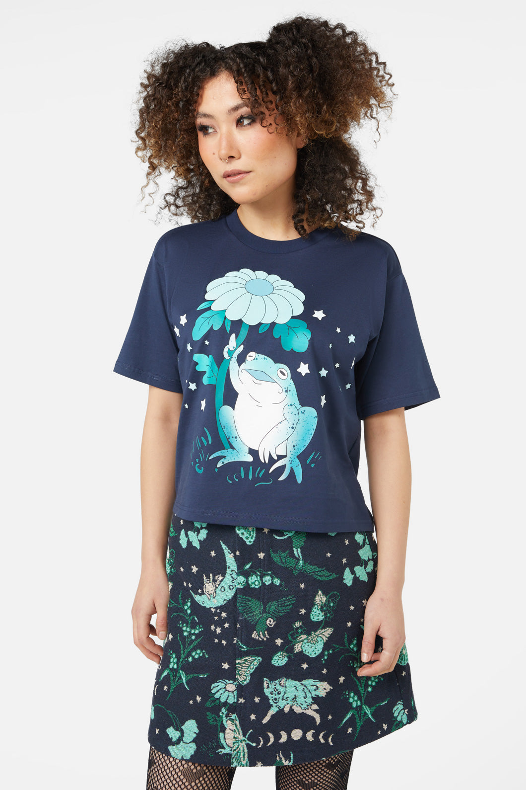 Black Friday - Nocturnal Frog Tee - navy
