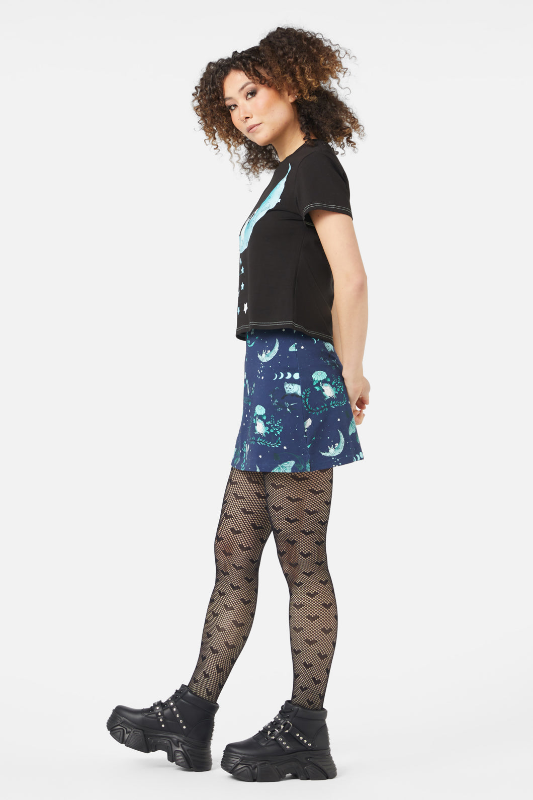 Black Friday - Moon Bunny Tee - black