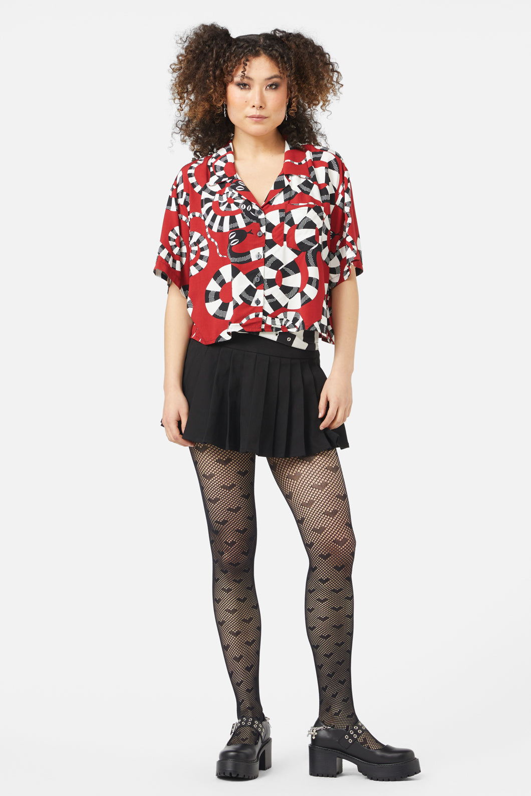 Black Friday - Poisonous Blouse - red