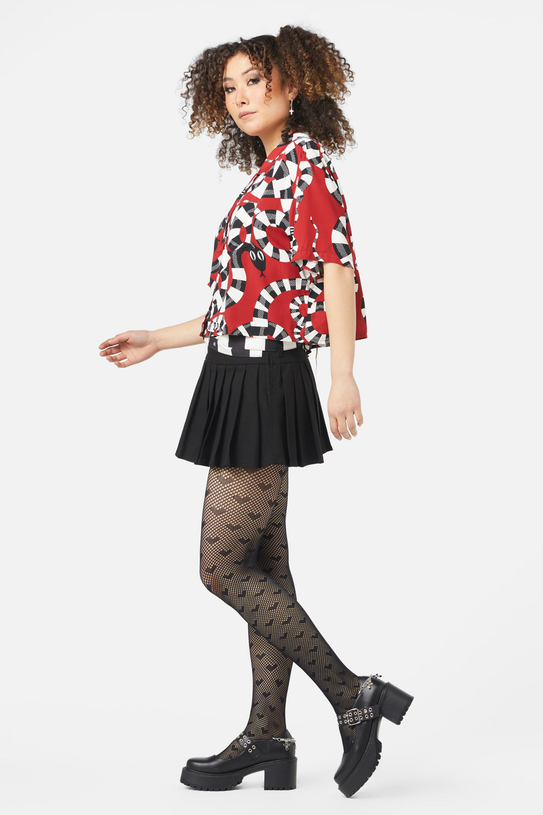 Black Friday - Poisonous Blouse - red