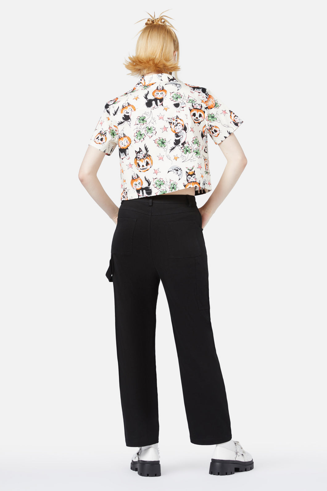 Black Friday - Pumpkin Patch Kitty Blouse - cream