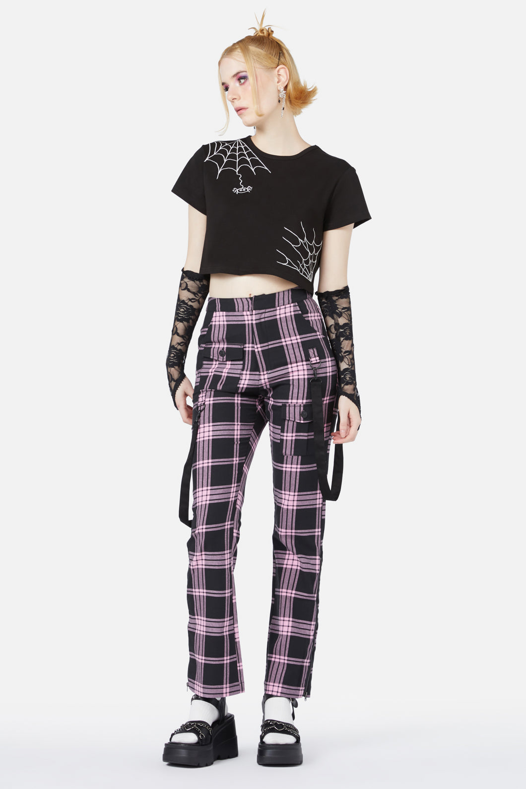Black Friday - Ella Pant - pink-black